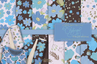 Cosmos 02 - Blue Seamless Patterns: Elegant, High-Resolution Design Resources for Real-World Creative Work