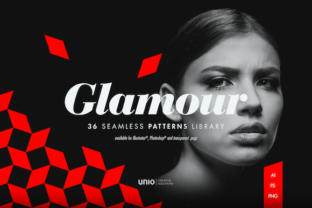 Glamour Patterns: 36 Seamless Vector Designs