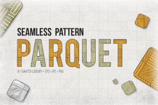 Parquet Seamless Patterns Set