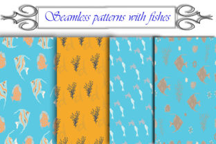 Seamless Vector Patterns with Fishes