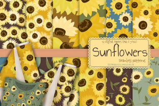 Sunflowers - Seamless Patterns: A Versatile Resource for Design, Education, and Everyday Creativity