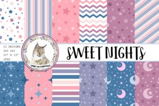 Sweet Nights Digital Seamless Patterns: Practical Design Resources for Creative Professionals
