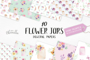 Watercolor Patterns: Floral Flower Spring