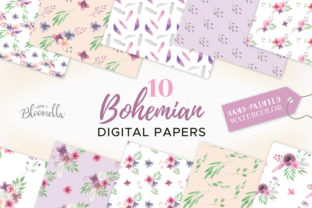 Watercolour Patterns Digital Papers: High-Quality, Hand-Painted 12×12 Inch PNGs for Creative Projects